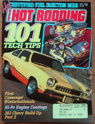 POPULAR HOT RODDING 1989 MAY - NEW CORVETTE, TPI MODS